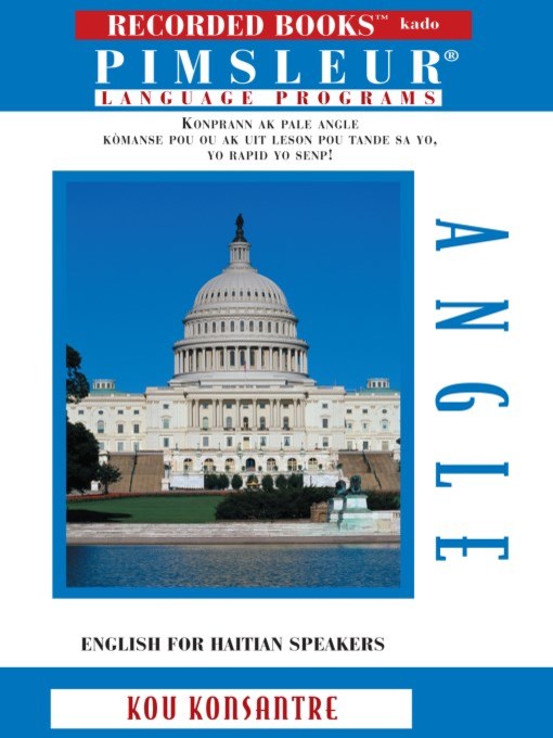 Title details for English for Haitian Speakers by Pimsleur Language Program - Available